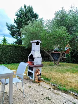 Jardin de l'établissement Belle et grande maison familiale à Cabourg, 7 pers et 1 bébé, proche Hippodrome