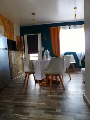 Cuisine ou kitchenette dans l'établissement La Villa d'Elisa