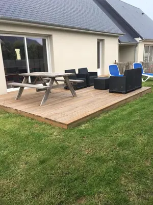 Jardin de l'établissement Rubis Baie Mont Saint Michel