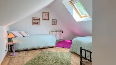 Un ou plusieurs lits dans un hébergement de l'établissement La Maison de Cécile