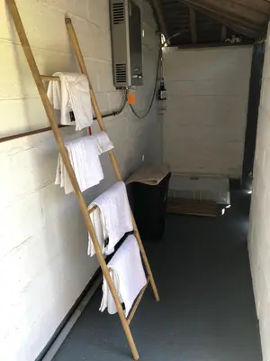 Salle de bains dans l'établissement Eco pod