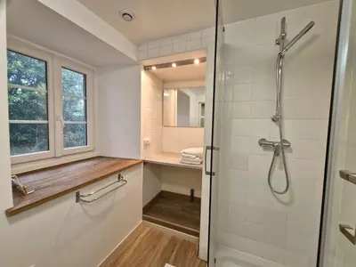 Salle de bains dans l'établissement La Planche,