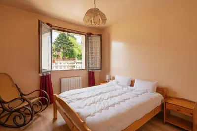 Un ou plusieurs lits dans un hébergement de l'établissement La Maison des Primevères - proche plages