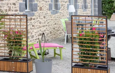 Jardin de l'établissement Gite Gouville Sur Mer