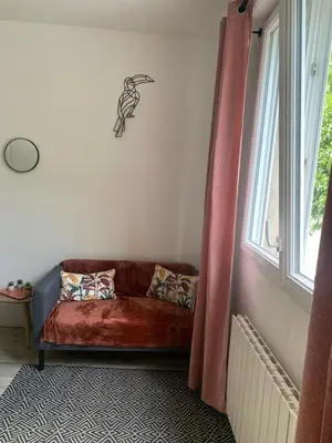 Coin salon dans l'établissement Tiny duplex