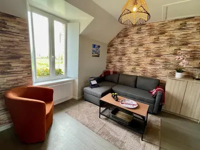 Coin salon dans l'établissement La petite Vignerie