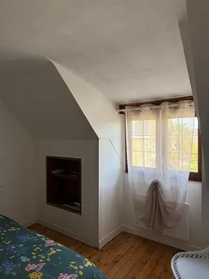 Un ou plusieurs lits dans un hébergement de l'établissement Maison de ville - 3 chambres