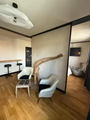 Coin salon dans l'établissement La Suite élégante
