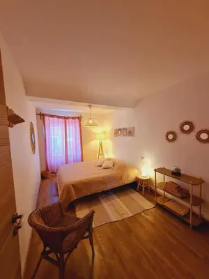 Un ou plusieurs lits dans un hébergement de l'établissement La maison de Roméo