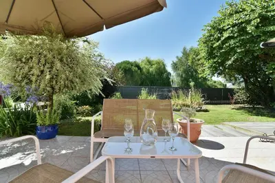 Jardin de l'établissement Maison du Bonheur - Parking - Wifi