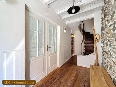 Plan de l'établissement La Rose du Roc - Maison 4 niveaux, terrasse vue mer