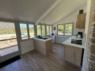 Cuisine ou kitchenette dans l'établissement Arcadia