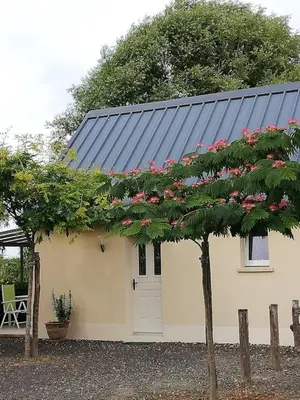 Jardin de l'établissement Gîtes les 2 clos au pied du Mont