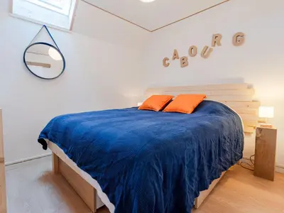 Un ou plusieurs lits dans un hébergement de l'établissement Apartment La Guillaumière-3 by Interhome