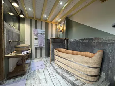 Salle de bains dans l'établissement Riva Bella Marine