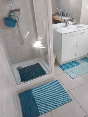 Salle de bains dans l'établissement Cenina