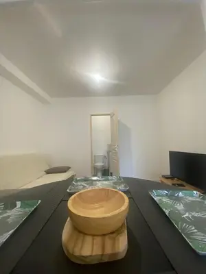 Télévision ou salle de divertissement dans l'établissement Studio cosy et équipé