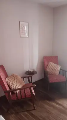Coin salon dans l'établissement Le domaine du Champ Han