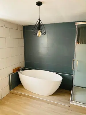 Salle de bains dans l'établissement GRANDE MAISON DE VACANCES SPa