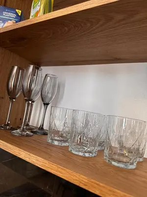 Boissons dans l'établissement appartement 2 chambres,1 salon avec cuisine