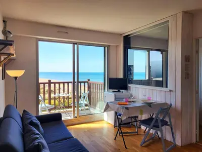 Plan de l'établissement Studio Cabine à Cabourg - Vue Mer et Coucher de Soleil - FR-1-788-58