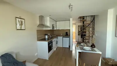 Cuisine ou kitchenette dans l'établissement Le joli strasbourgeois