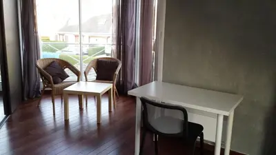 Coin salon dans l'établissement Villa moderne à 200m de la mer avec jardin clos