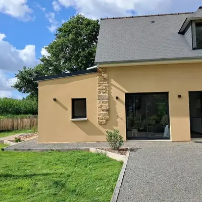 Gîte entre terre et baie