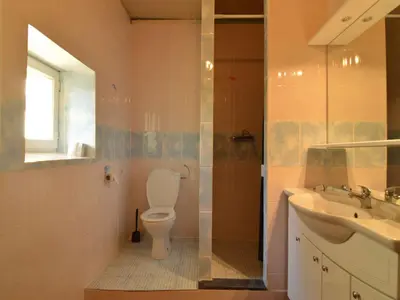Salle de bains dans l'établissement Seaside Stay in Saint-Clément