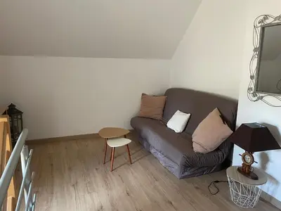 Télévision ou salle de divertissement dans l'établissement Grande maison avec tranquillité garantie