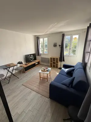 Coin salon dans l'établissement Studio au cœur du village d'arts