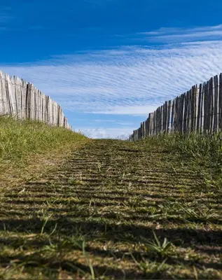 Paysage naturel près de la maison de vacances
