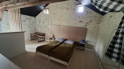 Un ou plusieurs lits dans un hébergement de l'établissement Le Seizième gîte 4 pers entre Caen et la mer