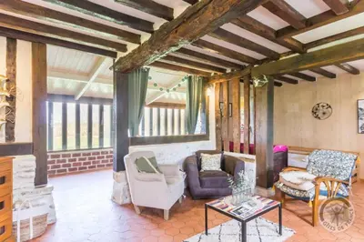 Coin salon dans l'établissement MAISONS Capucine et Rose