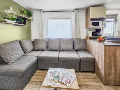 Cuisine ou kitchenette dans l'établissement Yatra Van