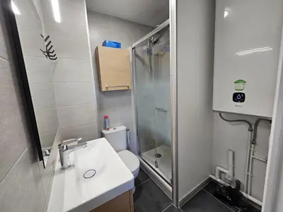 Salle de bains dans l'établissement La Guillaumière - T2 lumineux refait à neuf - Quartier de l'éventail