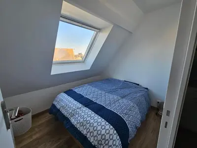 Un ou plusieurs lits dans un hébergement de l'établissement La Guillaumière - T2 lumineux refait à neuf - Quartier de l'éventail