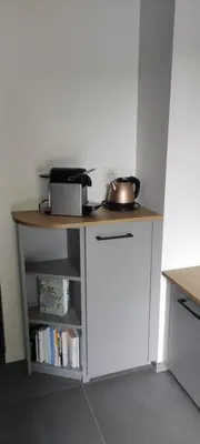 Cuisine ou kitchenette dans l'établissement Dortoir de la Vallée