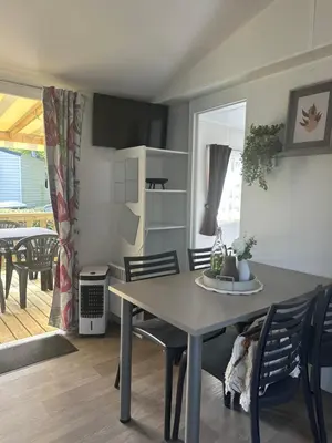 Cuisine ou kitchenette dans l'établissement Le bercail
