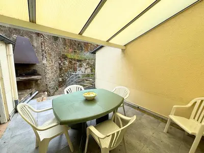 Coin salon dans l'établissement Le 61- Appartement 6 personnes -2 chambres-Terrasse