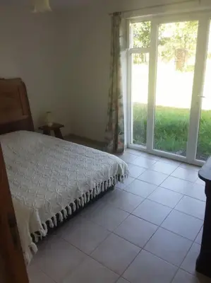 Un ou plusieurs lits dans un hébergement de l'établissement Gîte à la campagne