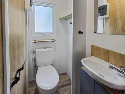 Salle de bains dans l'établissement Forêt & Élégance