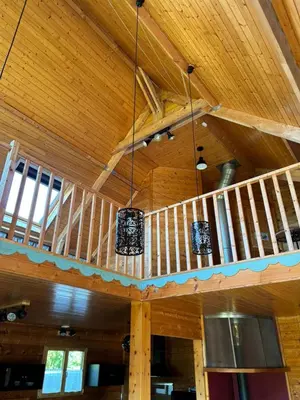Plan de l'établissement Grande maison en bois eco-responsable proche de la mer