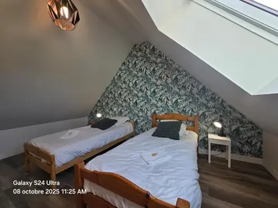 Un ou plusieurs lits dans un hébergement de l'établissement Saturne - SILS , 4 Bedrooms and 2 Bathrooms