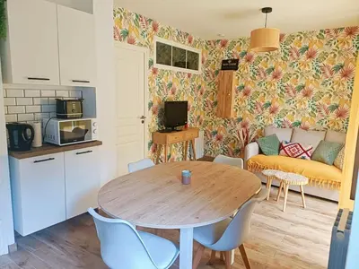 Cuisine ou kitchenette dans l'établissement Le Rez des Arcades - T2 en RDC hypercentre