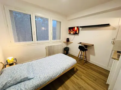 Télévision ou salle de divertissement dans l'établissement Studio cosy près du centre Nordblue