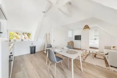 Cuisine ou kitchenette dans l'établissement Bord De L'Eau 3 et 6