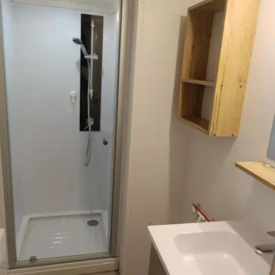 Salle de bains dans l'établissement Les Ch'tis Normands 2!