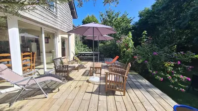 Terrasse ou espace extérieur de l'établissement Maison d'architecte proche de Caen