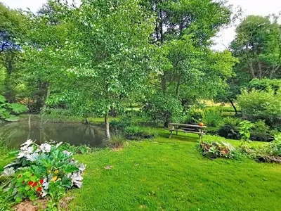 Jardin de l'établissement Le Moulin Hochet